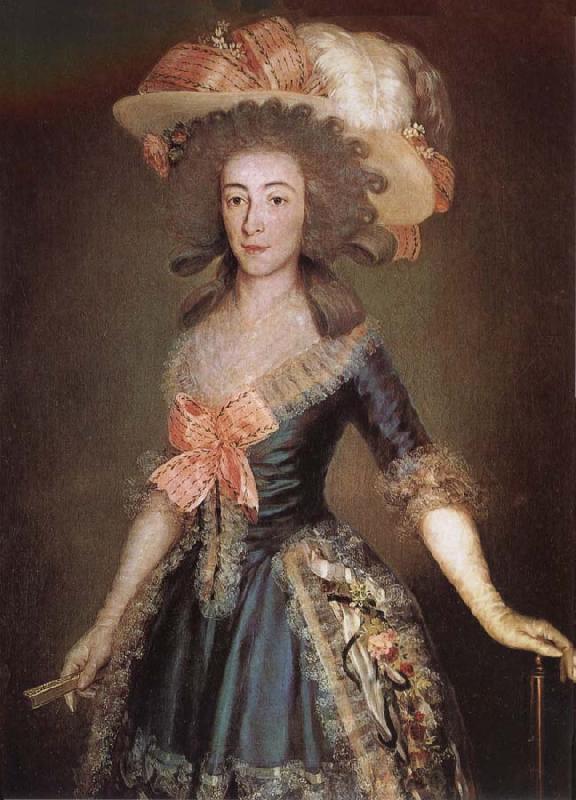 Francisco Goya Countess-Duchess of Benavente Sweden oil painting art